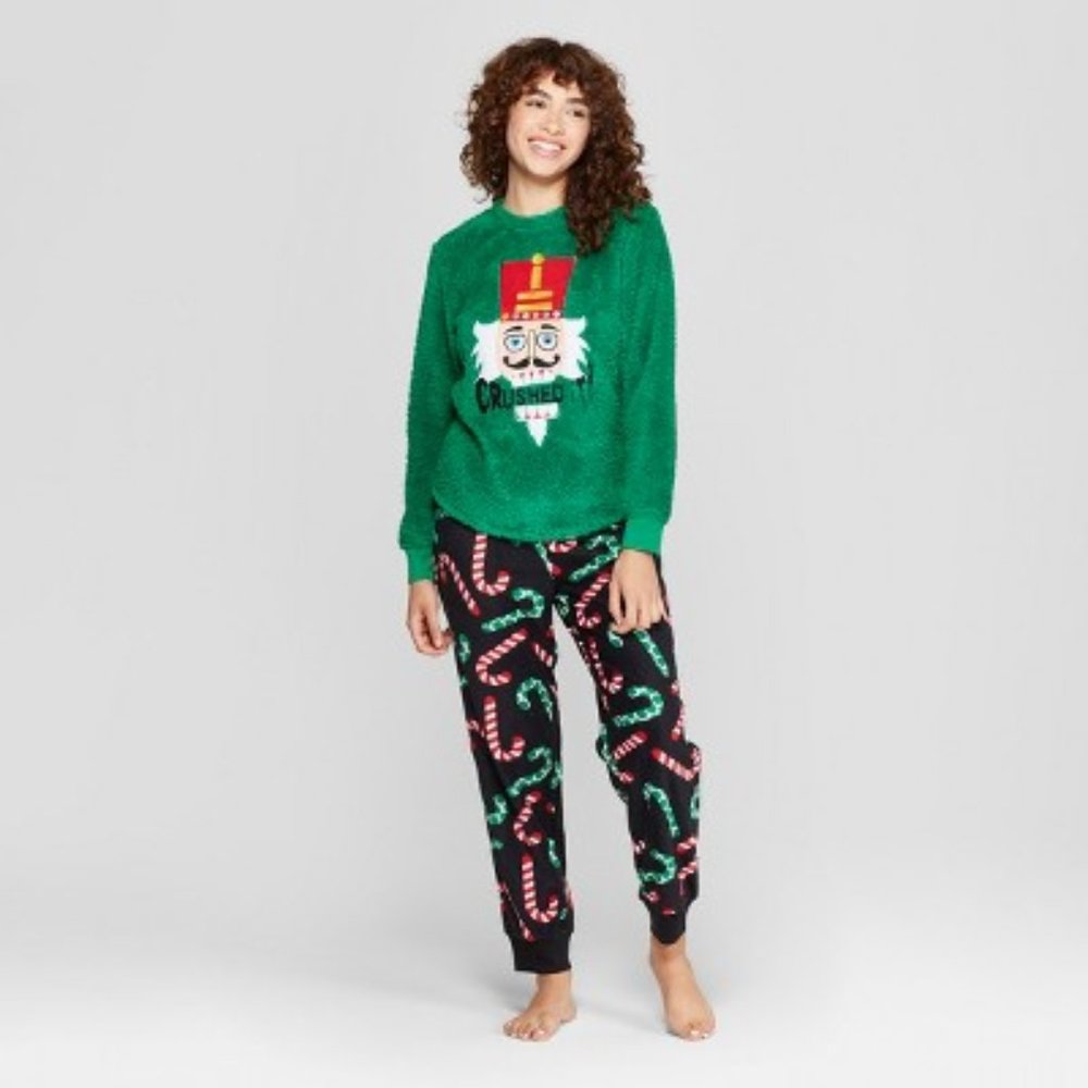 Nutcracker Women's  Holiday Cozy Pajama  Set